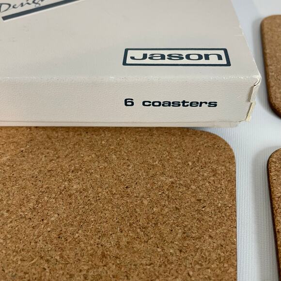 New Set of 6 Jason Coasters in Box New Zealand Flowers Iristime Design Vintage - Picture 3 of 7